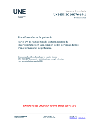 UNE-EN IEC 60076-19-1:2023
