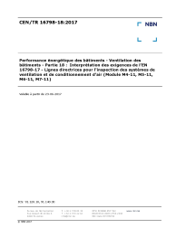 CEN/TR 16798-18:2017