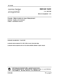 NBN EN 13299:2000