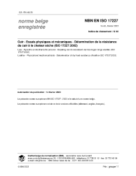 NBN EN ISO 17227:2003