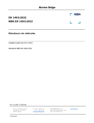 NBN EN 1493:2022