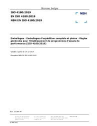 NBN EN ISO 4180:2019