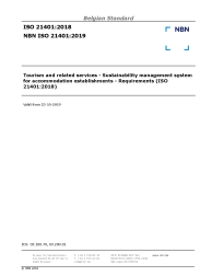 NBN ISO 21401:2019