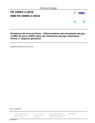NBN EN 19694-1:2016