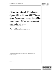 BS EN ISO 5436-1:2001