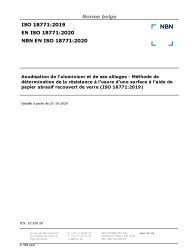 NBN EN ISO 18771:2020