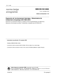 NBN EN ISO 8996:2004