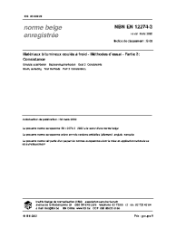 NBN EN 12274-3:2002