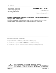 NBN EN ISO 11979-7:2014