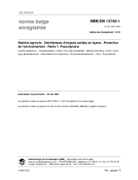 NBN EN 13740-1:2003