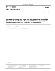 NBN EN 350:2016
