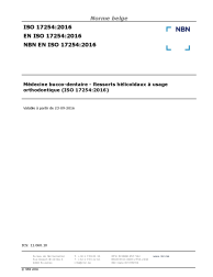 NBN EN ISO 17254:2016
