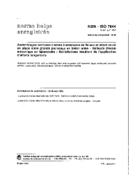 NBN ISO 7844:1992