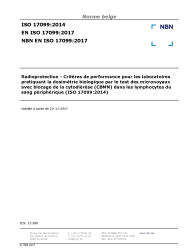 NBN EN ISO 17099:2017