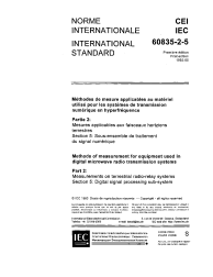 IEC 60835-2-5:1993