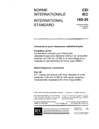 IEC 60169-20:1985