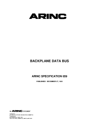 ARINC Report 659:1993