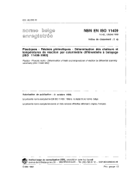 NBN EN ISO 11409:1998