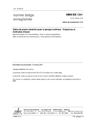 NBN EN 1341:2013