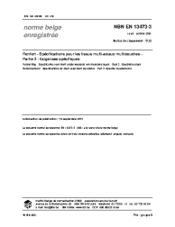 NBN EN 13473-3:2001