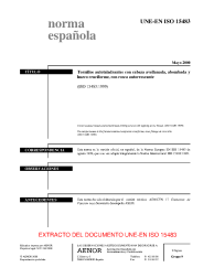 UNE-EN ISO 15483:2000 (R2009)