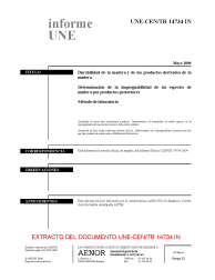 UNE-CEN/TR 14734:2008 IN