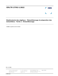 CEN/TS 17702-1:2022