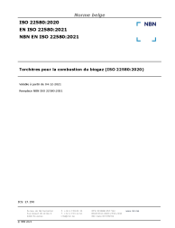 NBN EN ISO 22580:2021