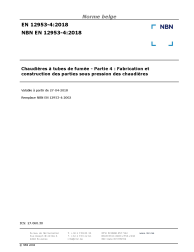 NBN EN 12953-4:2018
