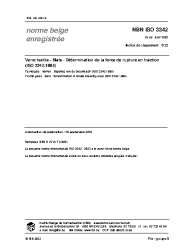 NBN ISO 3342:2003