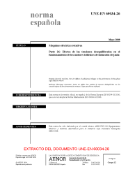 UNE-EN 60034-26:2008