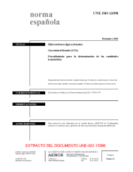 UNE-ISO 13398:2005 (R2016)