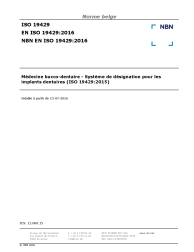 NBN EN ISO 19429:2016