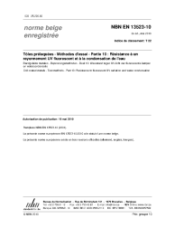 NBN EN 13523-10:2010