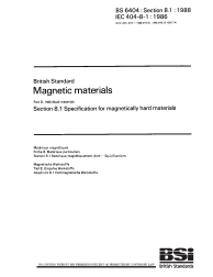 BS 6404-8.1:1988