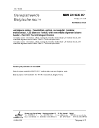 NBN EN 4639-001:2008