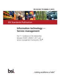 PD ISO/IEC TR 20000-11:2015