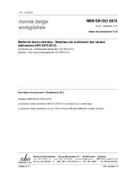 NBN EN ISO 6876:2012