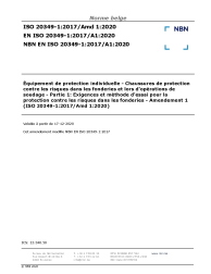 NBN EN ISO 20349-1:2017/A1:2020