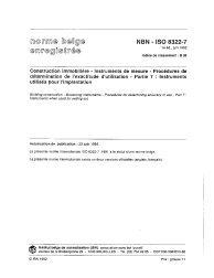 NBN ISO 8322-7:1992