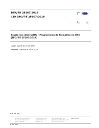 CEN ISO/TS 25107:2019