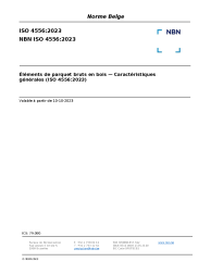 NBN ISO 4556:2023