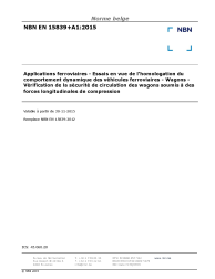 NBN EN 15839+A1:2015