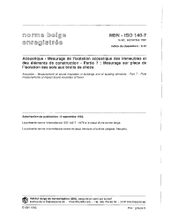 NBN ISO 140-7:1992