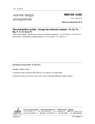 NBN EN 15290:2011