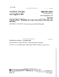 NBN EN 12047:1996
