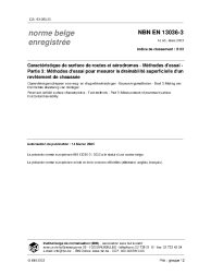 NBN EN 13036-3:2003