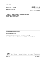 NBN EN 12513:2011