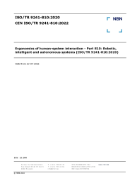 CEN ISO/TR 9241-810:2022
