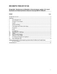 DIN CEN/TS 17060*DIN SPEC 10057:2017-07